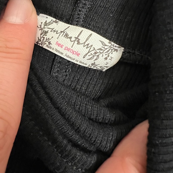 NWT Free People Intimately Black Tank Top- Medium - Picture 8 of 8